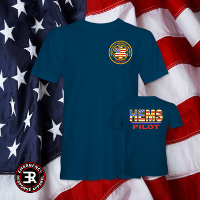 HEMS PILOT AMERICAN FLAG SHIRT