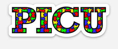 PICU Puzzle Sticker