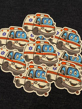 Load image into Gallery viewer, Cartoon Ambulance Sticker