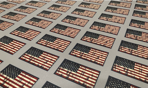 American Flag Sticker