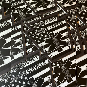 Pa. Dept. of Health EMS American Flag Sticker